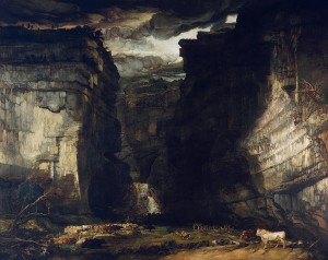 James Ward: Gordale Scar (A View of Gordale, in the Manor of East Malham in Craven, Yorkshire, the Property of Lord Ribblesdale)