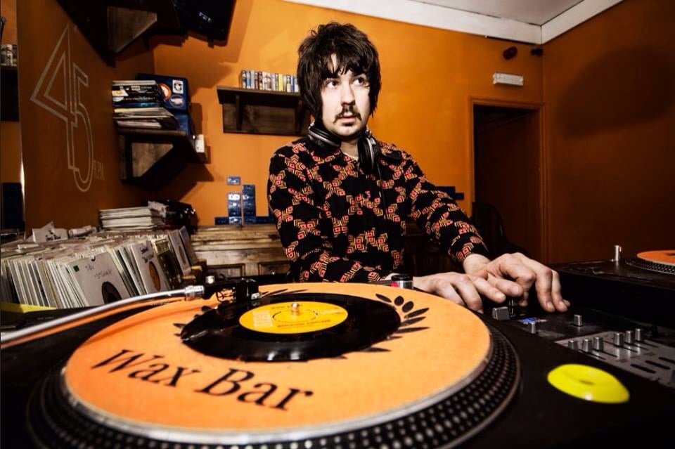 DJ Mark Crossley. Photo - Kirsty Garland