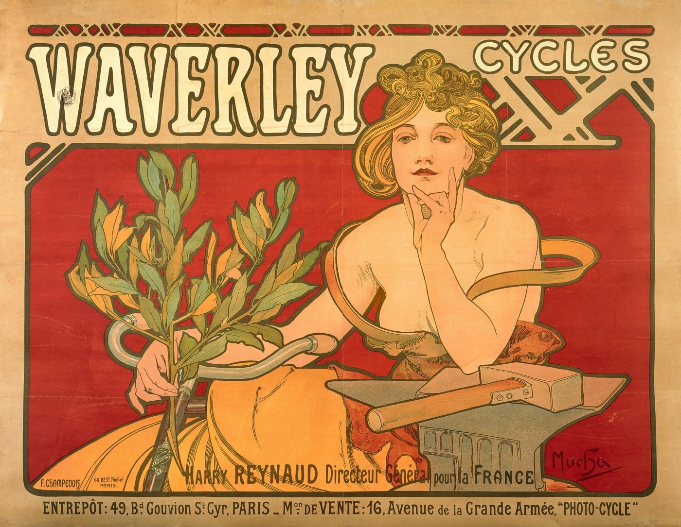 Waverley Cycles, 1898 © Mucha Trust 2016