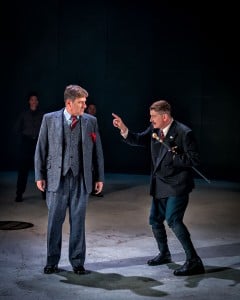 Dale Rapley and Reece Dinsdale in Richard III. Photo Anthony Robling