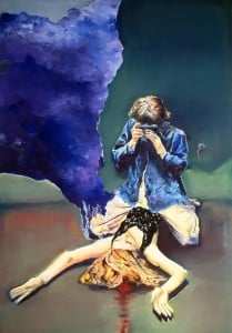 Shoot, 2015. Oil on canvas.