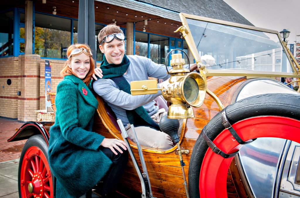 Amy Griffiths as Truly Scrumptious and Jon Robyns as Caractacus Potts. Photography by Antony Robling (2)