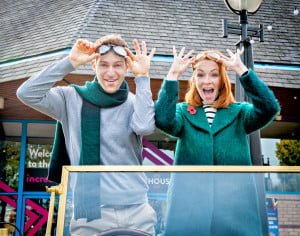 Jon Robyns as Caractacus Potts and Amy Griffiths as Truly Scrumptious 2. Photography by Antony Robling (2)