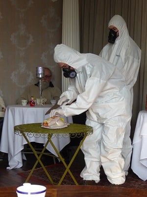 Preparing Chicken on a Bottle