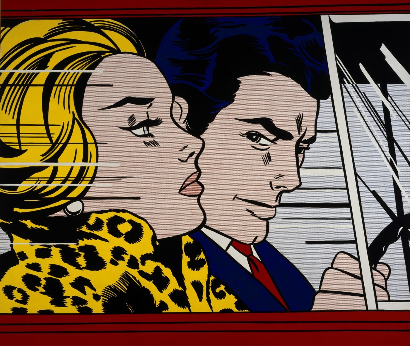 Roy Lichtenstein In The Car 1963