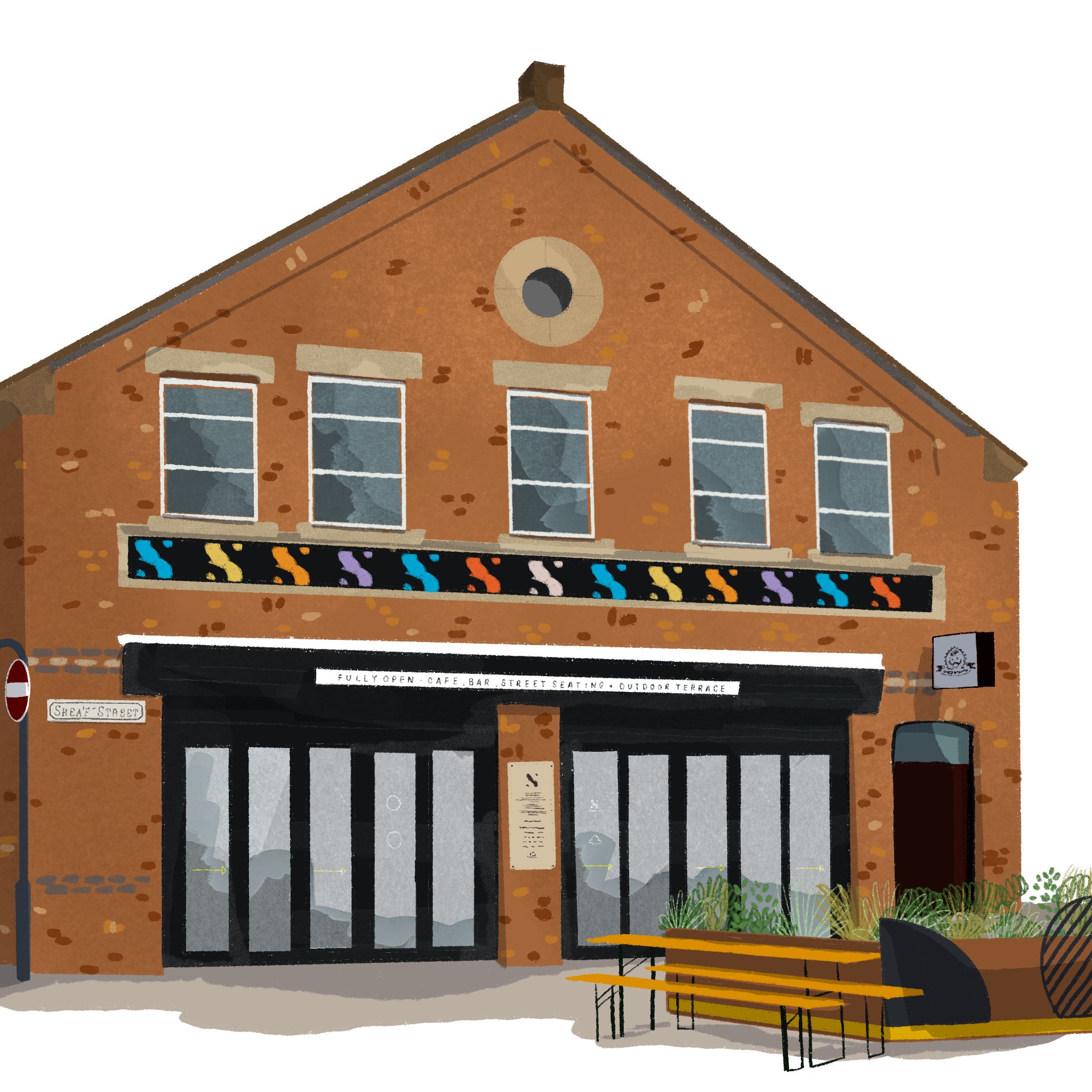 Illustration of Sheaf St venue