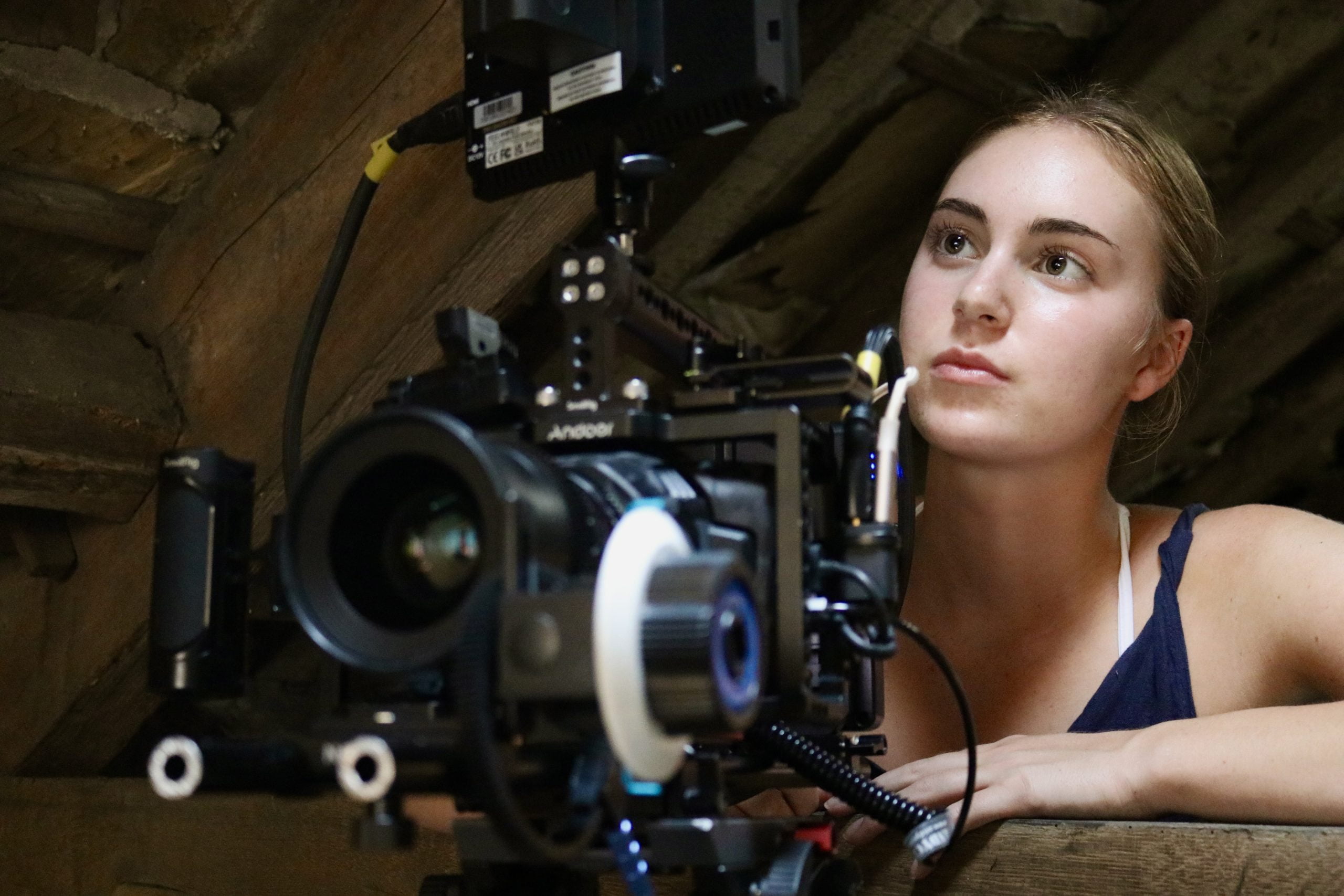 Picture of Ava Bounds with camera