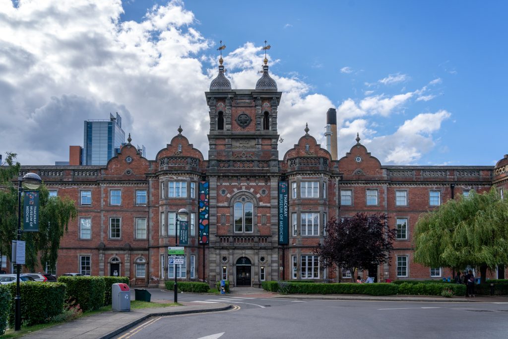 Image of the exterior of the Thackray Museum of Medicine.