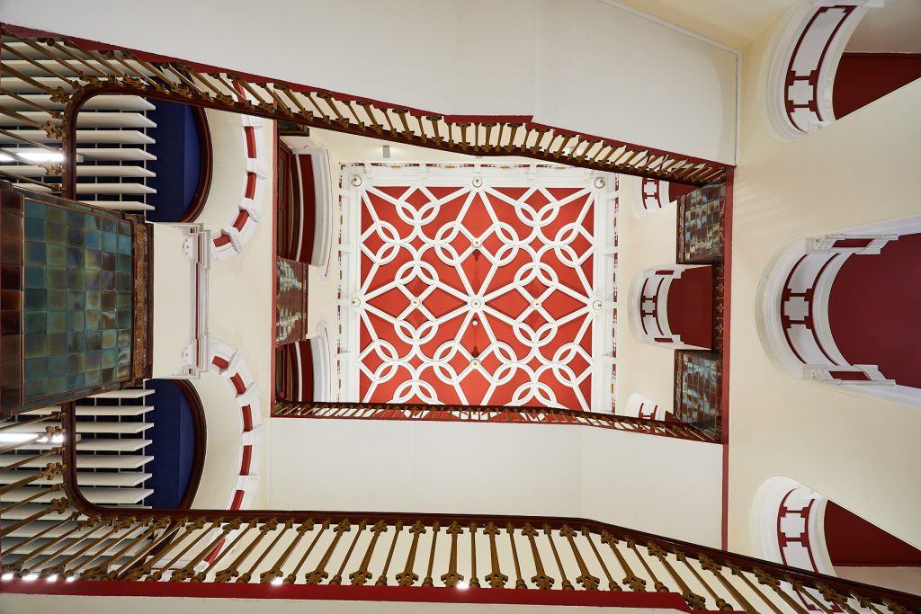 Image of the impressive architectural interior of the museum.